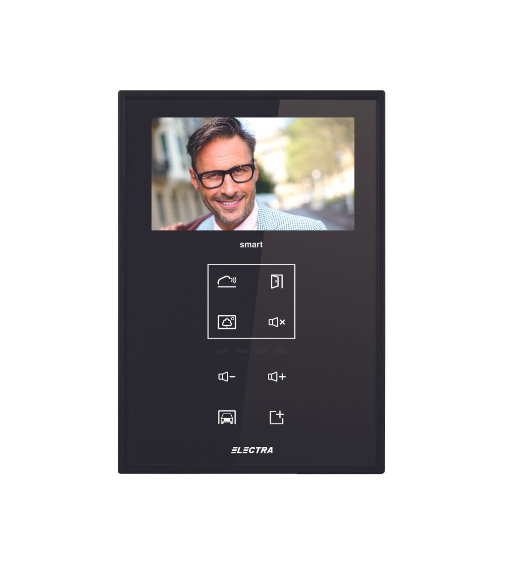 SMART+ 4.3” VIDEO INNENEINHEIT SCHWARZ