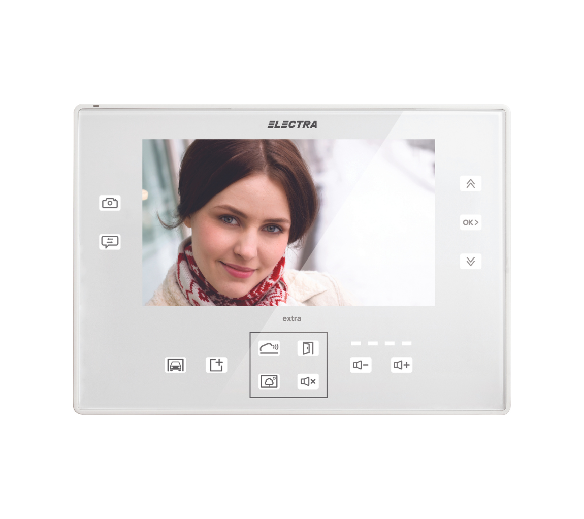 EXTRA 7” VIDEO INNENEINHEIT, WEIß